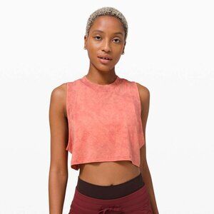 Lululemon Women's All Yours Crop Tank *Wash - Pink
